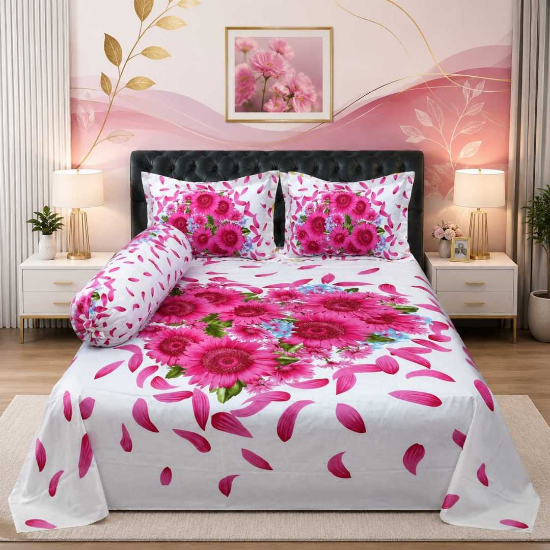 Premium,Cotton,Panel,Bed,Sheet