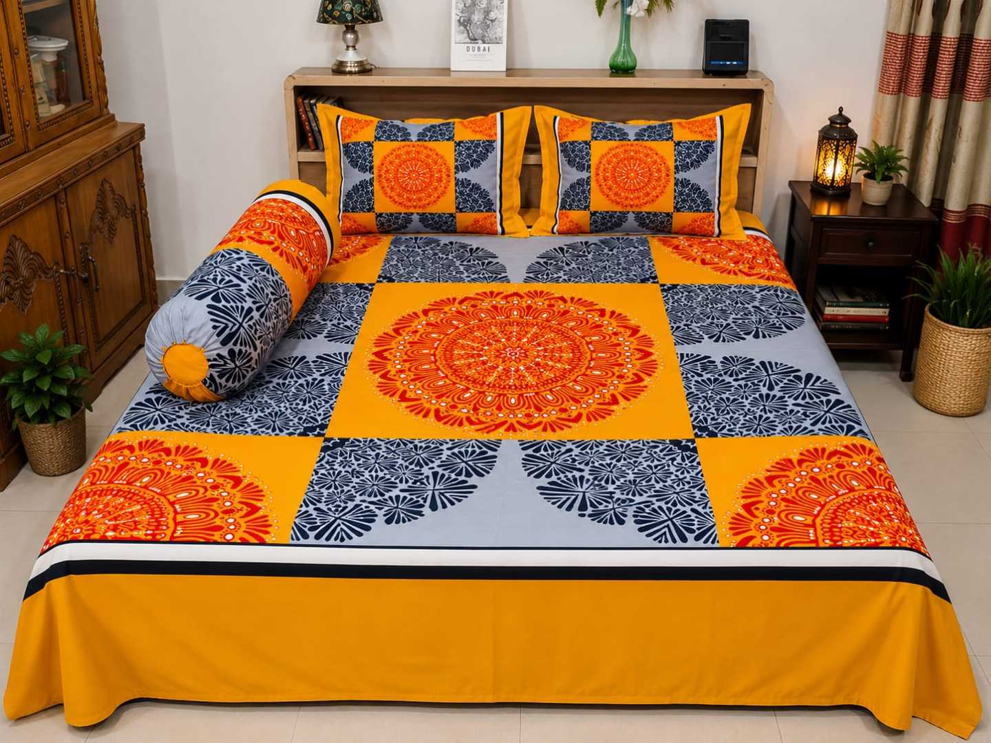 Premium,Cotton,Panel,Bed,Sheet