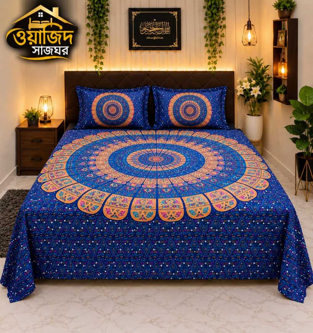 Premium,Cotton,Panel,Bed,Sheet