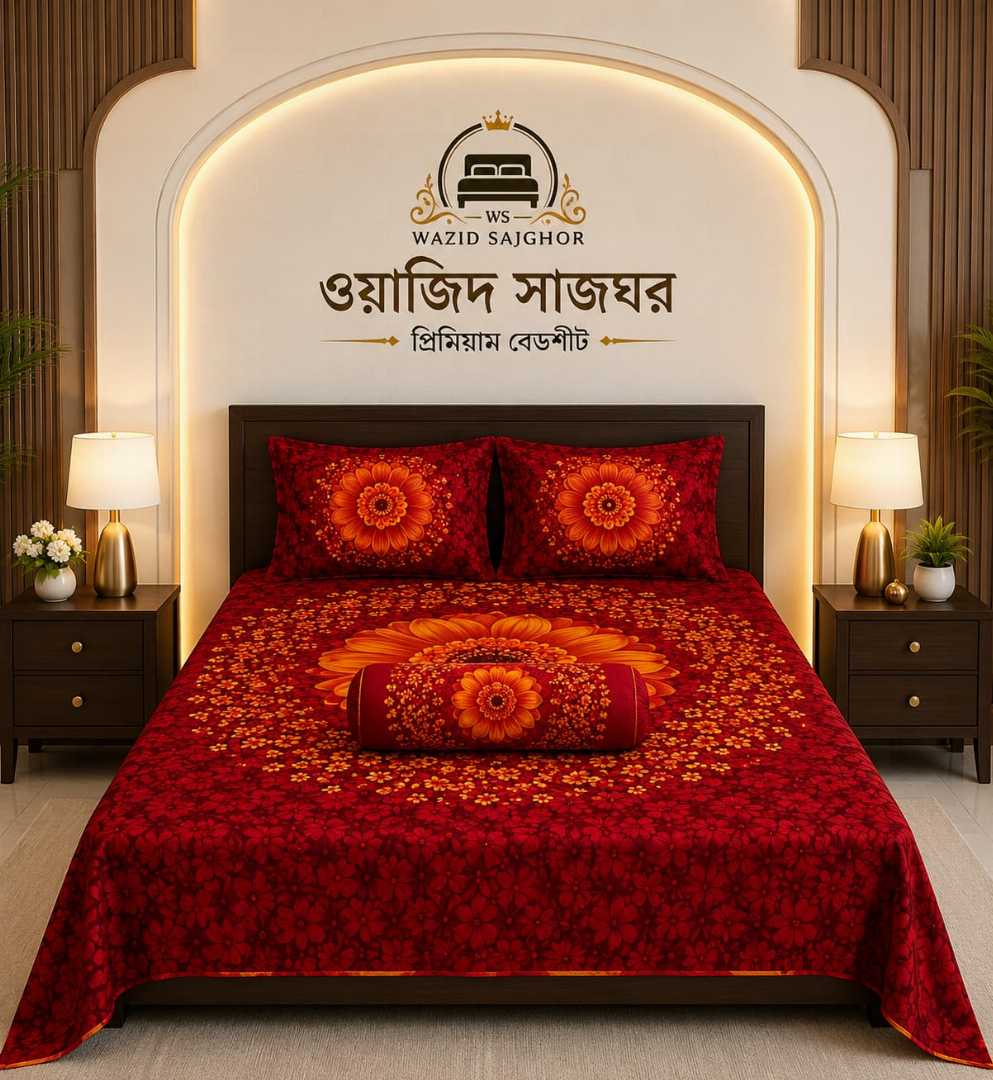 Premium,Cotton,Panel,Bed,Sheet