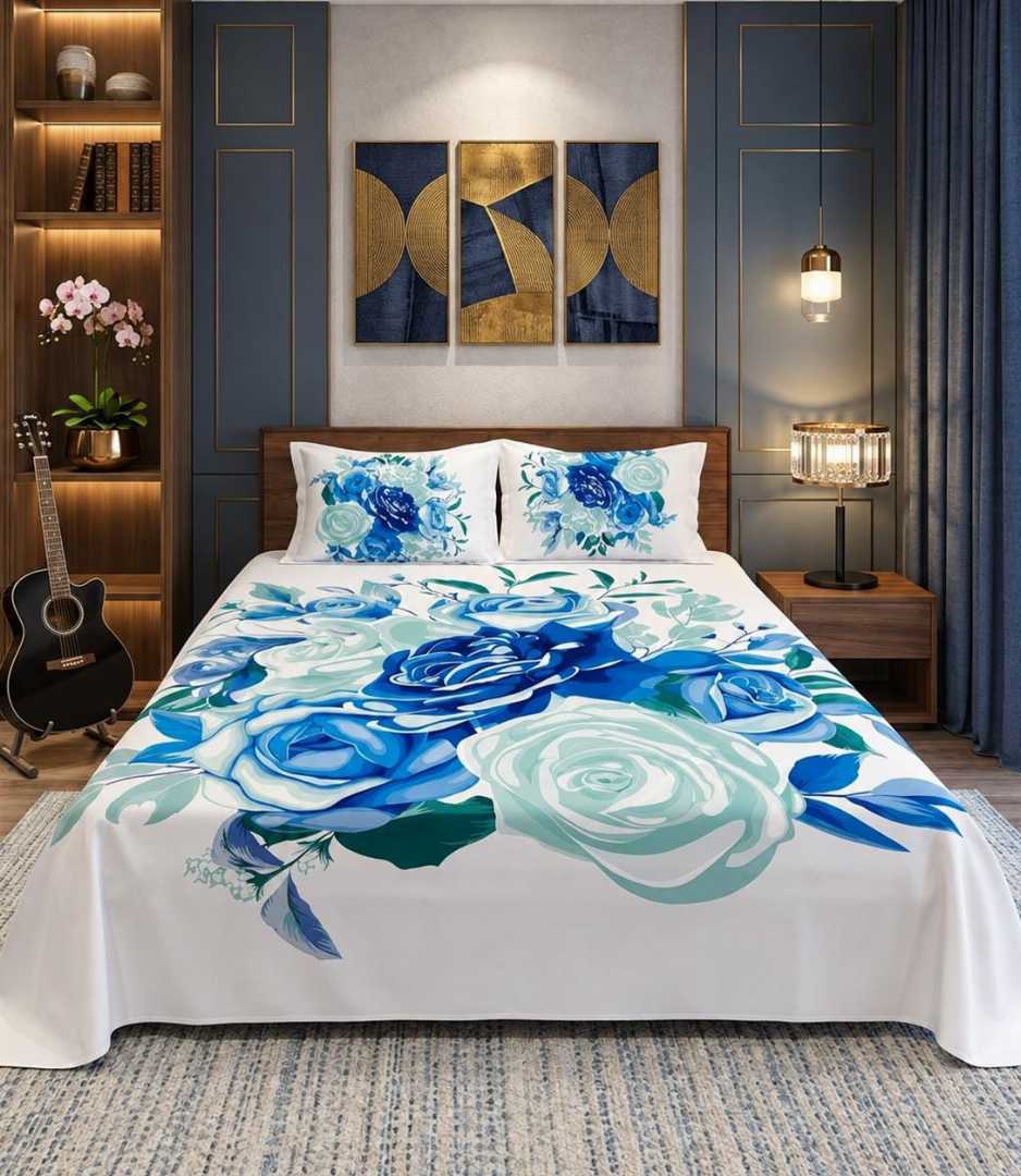 Premium,Cotton,Panel,Bed,Sheet