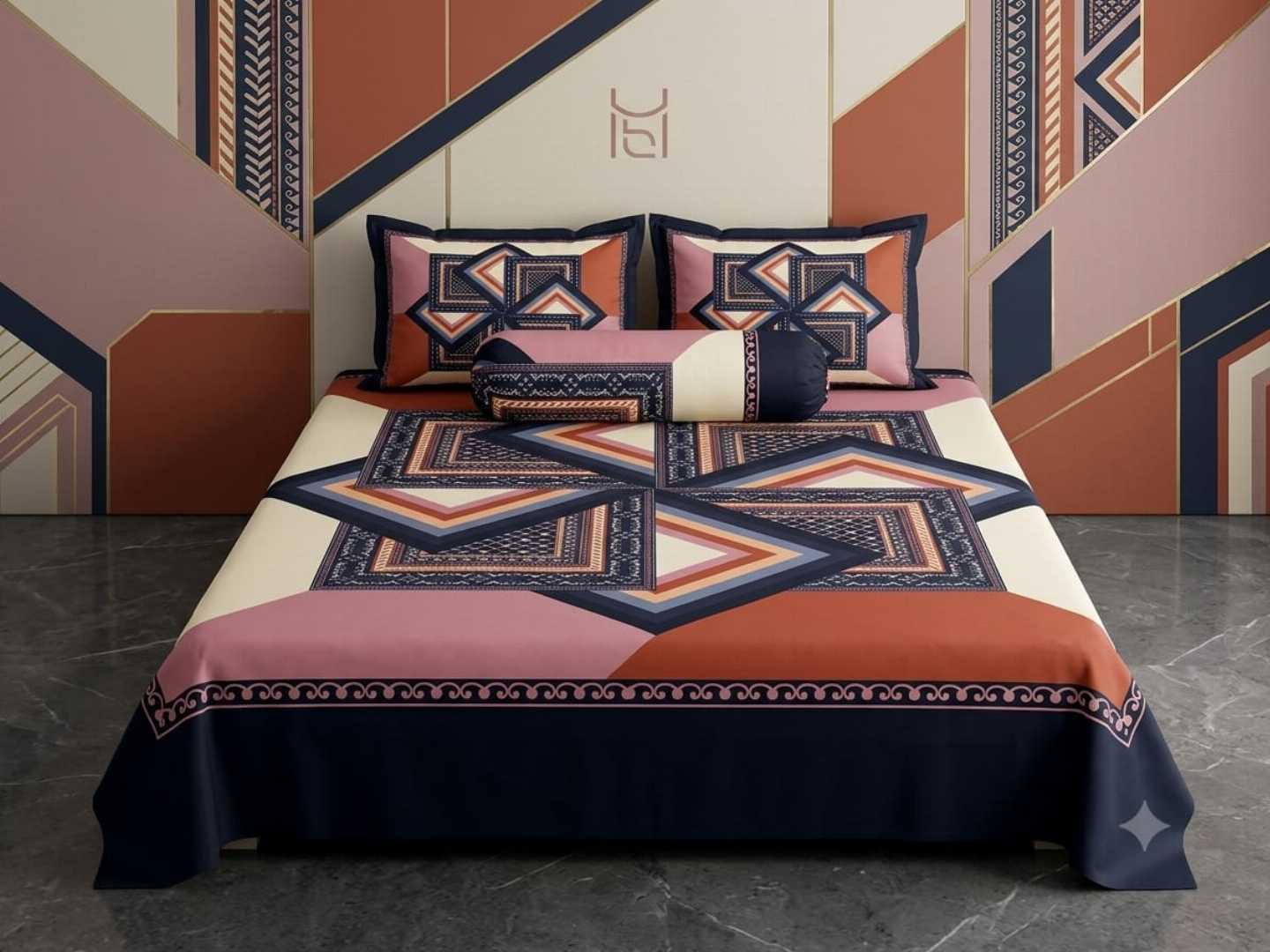 Premium,Cotton,Panel,Bed,Sheet