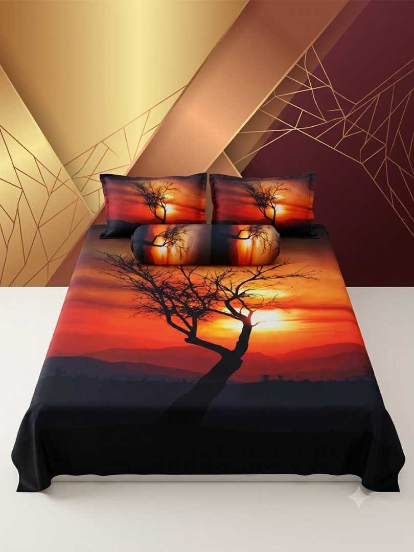 Premium,Cotton,Panel,Bed,Sheet